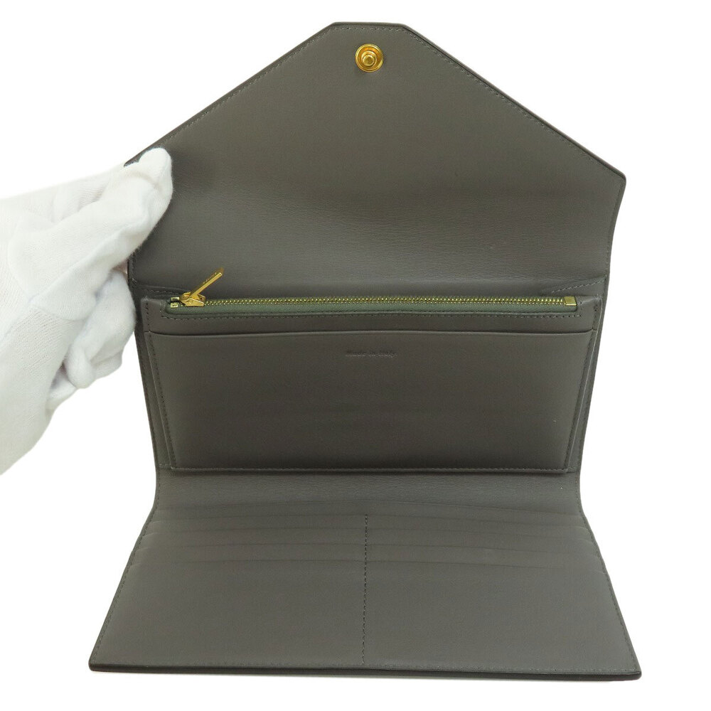 Celine Tri Folded Multi Function Fold Wallet Leat… - image 5